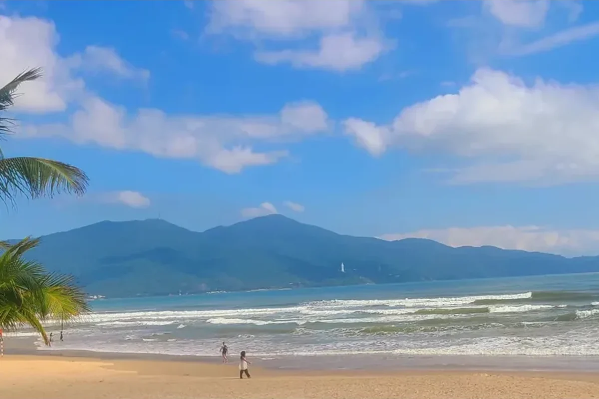Da Nang & Hoi An coast landscape in Vietnam