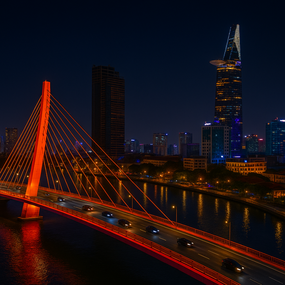 Saigon City Walk - Nightlife